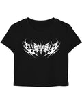 Black Baby Tee Front Design