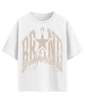 White Oversized T-shirt Front Design